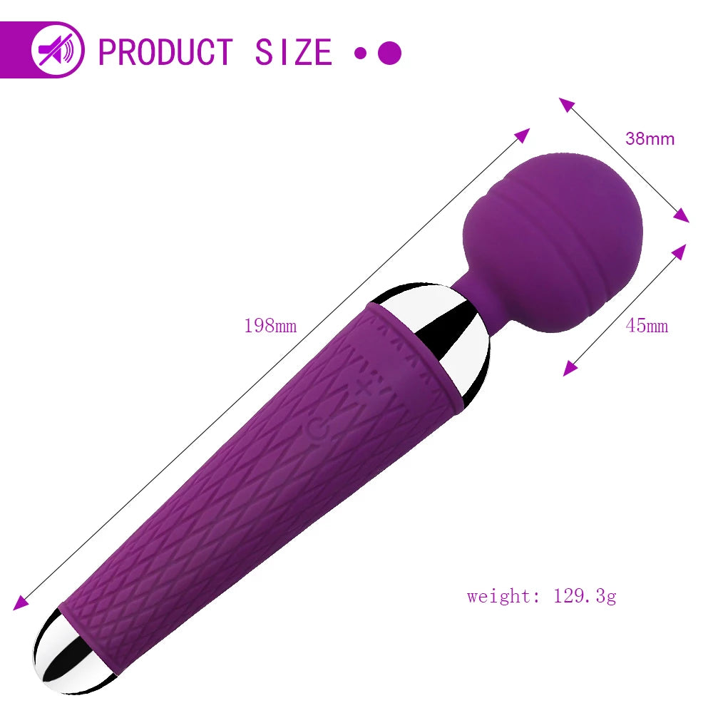 Purple Powerful Clitoris Wand