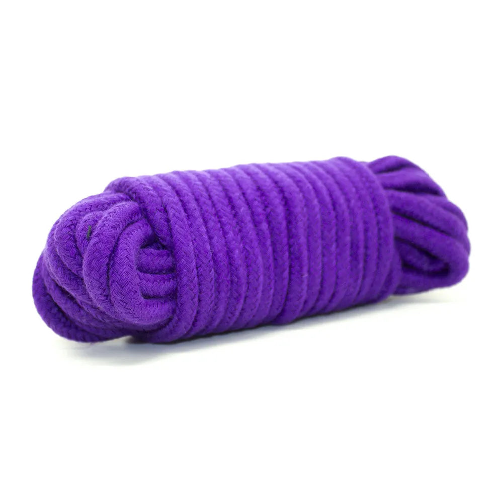 20m Purple Thick Cotton BDSM Restraining Rope