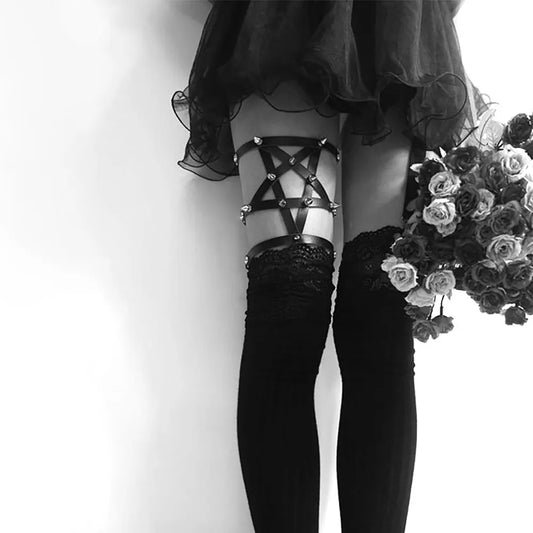 Pentagram Leg Garter