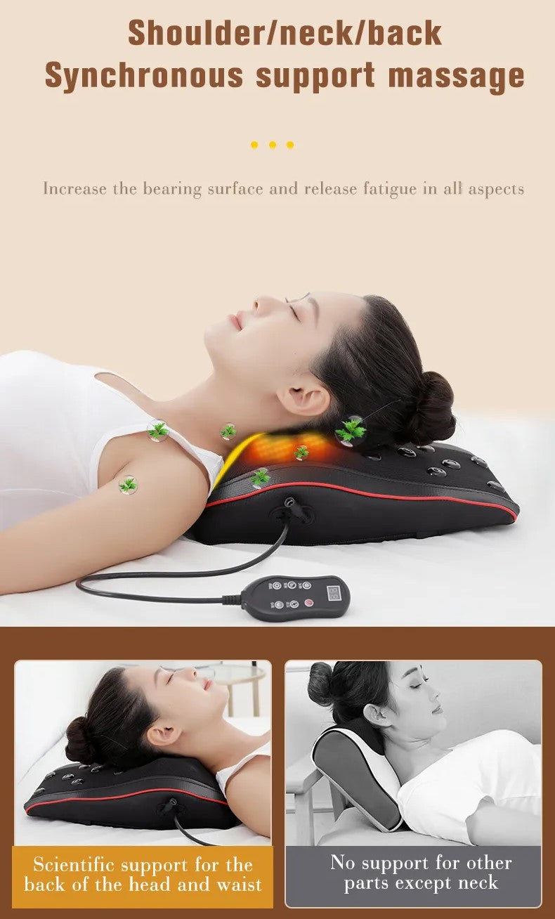 Neck, Shoulder And Back Massager with Hot Compress.