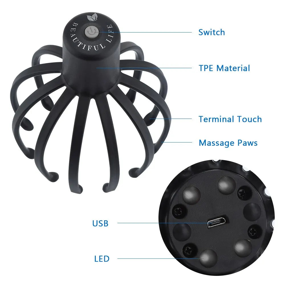 Octopus Claw Scalp Massager